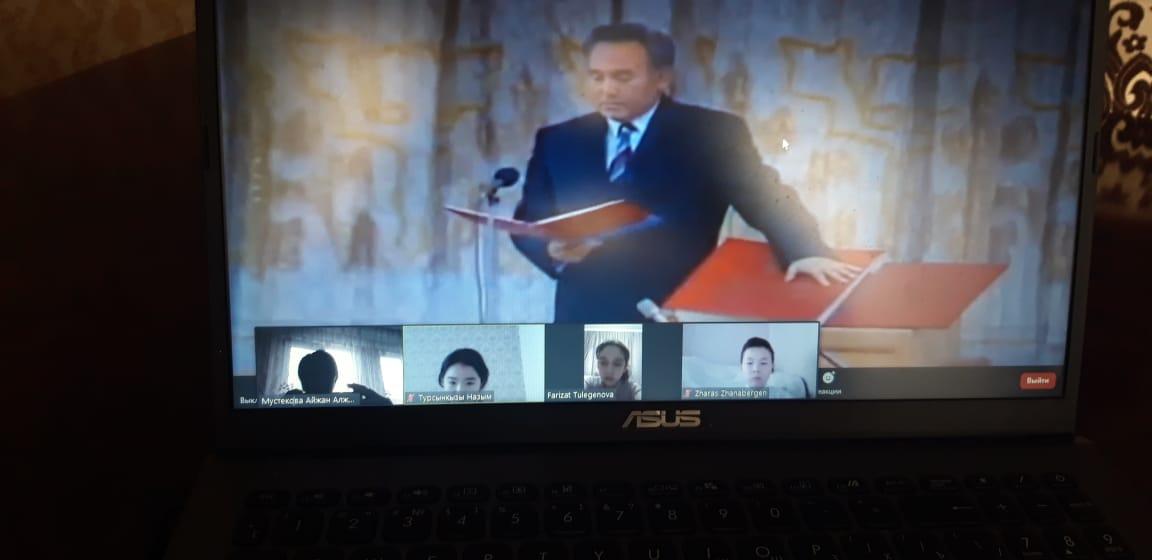 «Тұғыры биік Тәуелсіздік» атты тақырыпта сынып сағаты өтті!