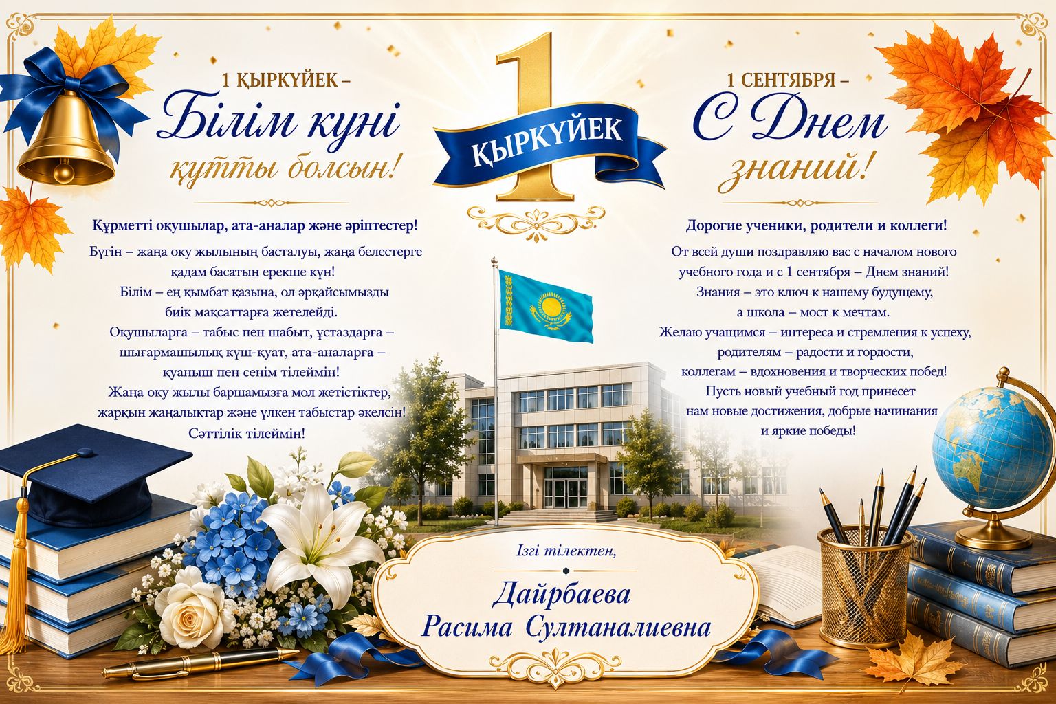 Білім күні құтты болсын!